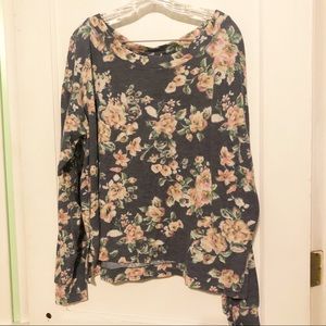 Floreat Anthropologie Floral Sweatshirt